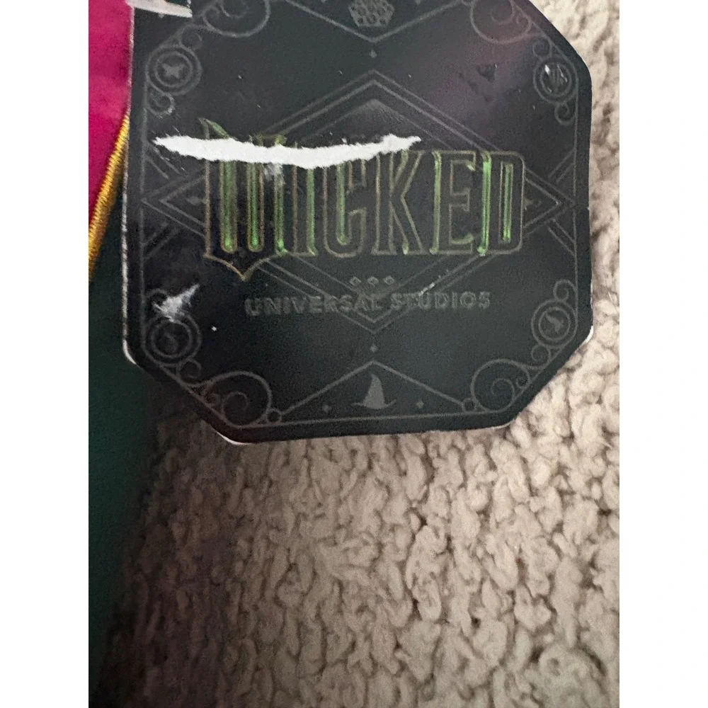 Universal Studios Wicked Movie Elphaba Glinda Pink Throw Pillow 24x16 55262-P635